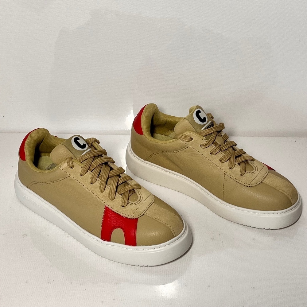 Camper Runner K21 Leather Lace-Up Sneakers